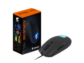 Gigabyte AORUS M2 Gaming Mouse USB Wired RGB Fusion Light weight 6200DPI optical